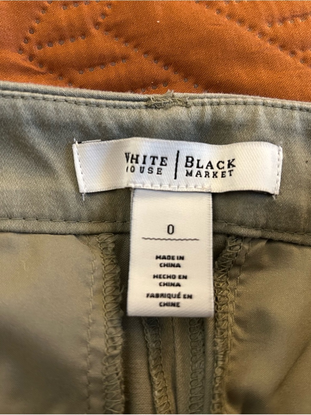 White House Black Market Women's khaki Tailored Bermuda Shorts - Picture 3 of 3
